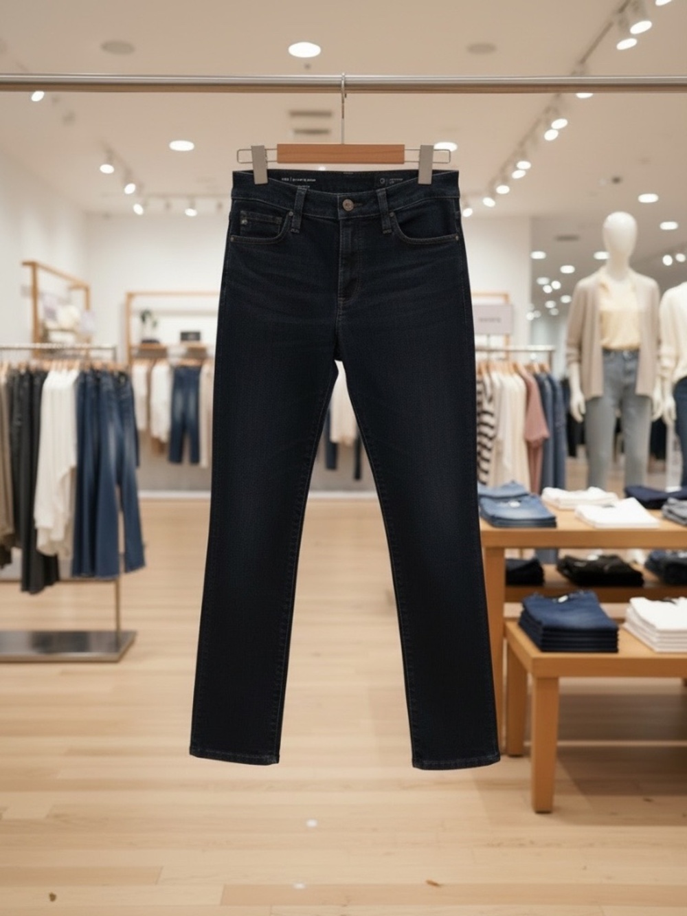 NWOT AG Adriano Goldschmied Mari High-Rise Slim Straight Denim Size 26R